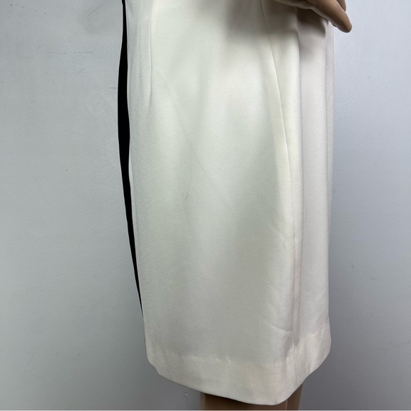 HALSTON HERITAGE COLORBLOCK MINI DRESS - Picture 5 of 11